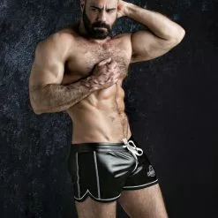 Locker Gear 2 Ways Zipper Shorts Noir 9 Locker Gear 2 Ways Zipper Shorts Noir -Poppers et Leather Cleaners Soldes 2 ways zipper shorts noir 3