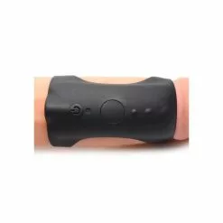 XR Brands 28X G-Shaft Silicone Cock Ring With Remote -Poppers et Leather Cleaners Soldes 28x g shaft silicone cock ring with remote 3