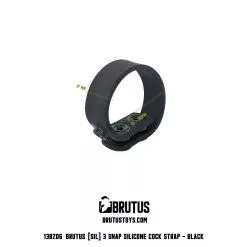 Brutus 3 Snaps Silicone Cock Strap -Poppers et Leather Cleaners Soldes 3 snaps silicone cock strap 2