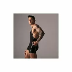 Locker Gear 3 Way Massive Zipper Singlet -Poppers et Leather Cleaners Soldes 3 way zipper singlet 4