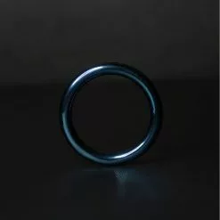 DARK-LINE Anneau De Gland Anodisé Rond Bleu 8mm -Poppers et Leather Cleaners Soldes anneau de gland anodise rond bleu 8mm 2