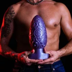 HANKEYS TOYS ASSBERGE Egg Butt Plug XXL Purple
