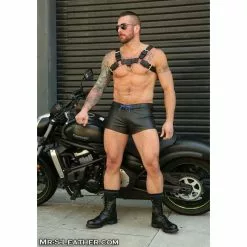 MR-S-LEATHER Back Alley Bulldog Harnais -Poppers et Leather Cleaners Soldes back alley bulldog harnais 3