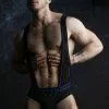 Locker Gear Backless Body Jock Bleu -Poppers et Leather Cleaners Soldes backless body jock bleu