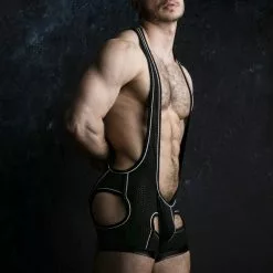 Locker Gear Backless Singlet Blanc