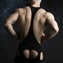 Locker Gear Backless Singlet Rouge -Poppers et Leather Cleaners Soldes backless singlet rouge 2