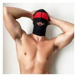 CellBlock13 Bandit Zipper Hood Red -Poppers et Leather Cleaners Soldes bandit zipper hood rouge 2