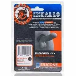 Oxballs BIGGER OX Noir Cockring Silicone -Poppers et Leather Cleaners Soldes bigger ox noir cockring silicone 7