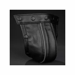 MR-S-LEATHER Black Leather Pouch Avec Piping -Poppers et Leather Cleaners Soldes black leather pouch avec piping 3