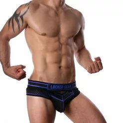 Locker Gear Bottomless Front Opening Brief -Poppers et Leather Cleaners Soldes bottomless front opening brief 2