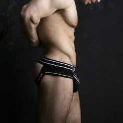 Locker Gear Bottomless Front Opening Brief -Poppers et Leather Cleaners Soldes bottomless front opening brief 6