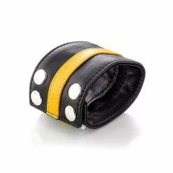 DARK-LINE Bracelet Porte-billets Cuir Zip Blanc -Poppers et Leather Cleaners Soldes bracelet porte billets cuir zip blanc 3