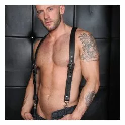 MR-S-LEATHER Bretelles Larges En Cuir