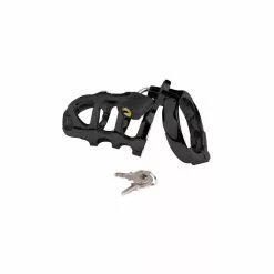 DARK-LINE BRUTAL Cage De Chasteté Noire