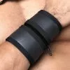 CellBlock13 BUCKLE UP NEOPRENE CUFF Noir