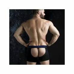 Locker Gear Chaps Mesh Noir Bleu -Poppers et Leather Cleaners Soldes chaps mesh noir bleu 4