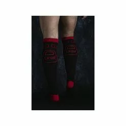 Locker Gear Chaussettes Hautes Rouges