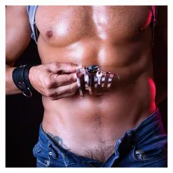 DARK-LINE CLASSIC Cockcage Chasteté Acier -Poppers et Leather Cleaners Soldes classic cage de chastete acier 5