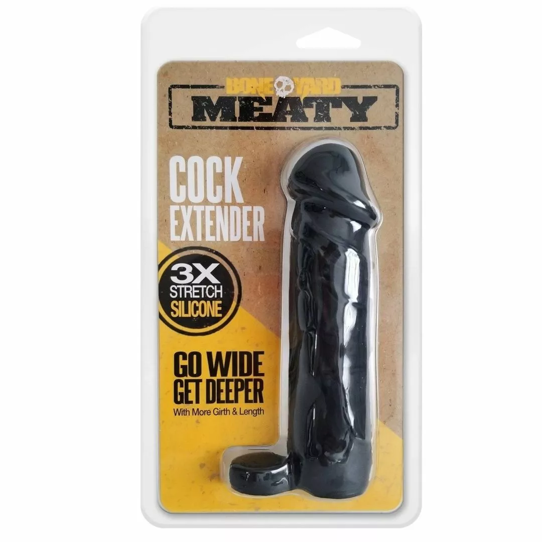 Boneyard Meaty Cock Extender Black 4 Boneyard Meaty Cock Extender Black – Image 2