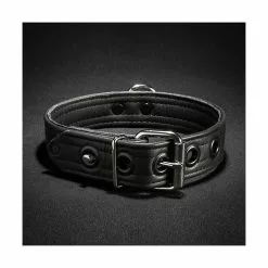 MR-S-LEATHER Collier De Puppy En Cuir Avec D Ring