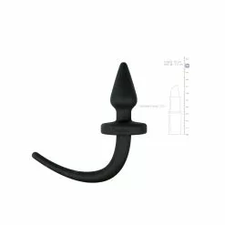 EDC Dog Tail Plug Black -Poppers et Leather Cleaners Soldes dog tail plug black l 4