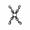 Doc Johnson Entrave Hogtie Cuir Et Metal Pour Menottes -Poppers et Leather Cleaners Soldes entrave hogtie cuir et metal pour menottes