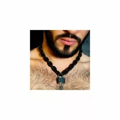 ATTACK MEN FUSEL Chaîne Noire Avec Cadenas