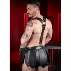 MR-S-LEATHER Gladiator Kilt En Cuir -Poppers et Leather Cleaners Soldes gladiator kilt 9