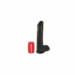 Gode KING COCK 13" 33cm Black -Poppers et Leather Cleaners Soldes gode king cock 13 33cm black 2