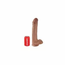 Gode KING COCK 13" 33cm Tan -Poppers et Leather Cleaners Soldes gode king cock 13 33cm tan 2