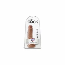 Gode KING COCK 7" 18cm Tan