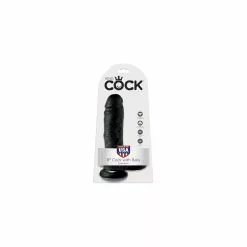 Gode KING COCK 8" 20cm Black