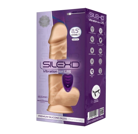 Silexd Gode Vibrant Double Densité Chair 21,5 Cm Avec Télécommande 3 Silexd Gode Vibrant Double Densité Chair 21,5 Cm Avec Télécommande