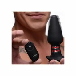 XR Brands Gyro-R 10X Smooth Rimming Plug Télécommandé