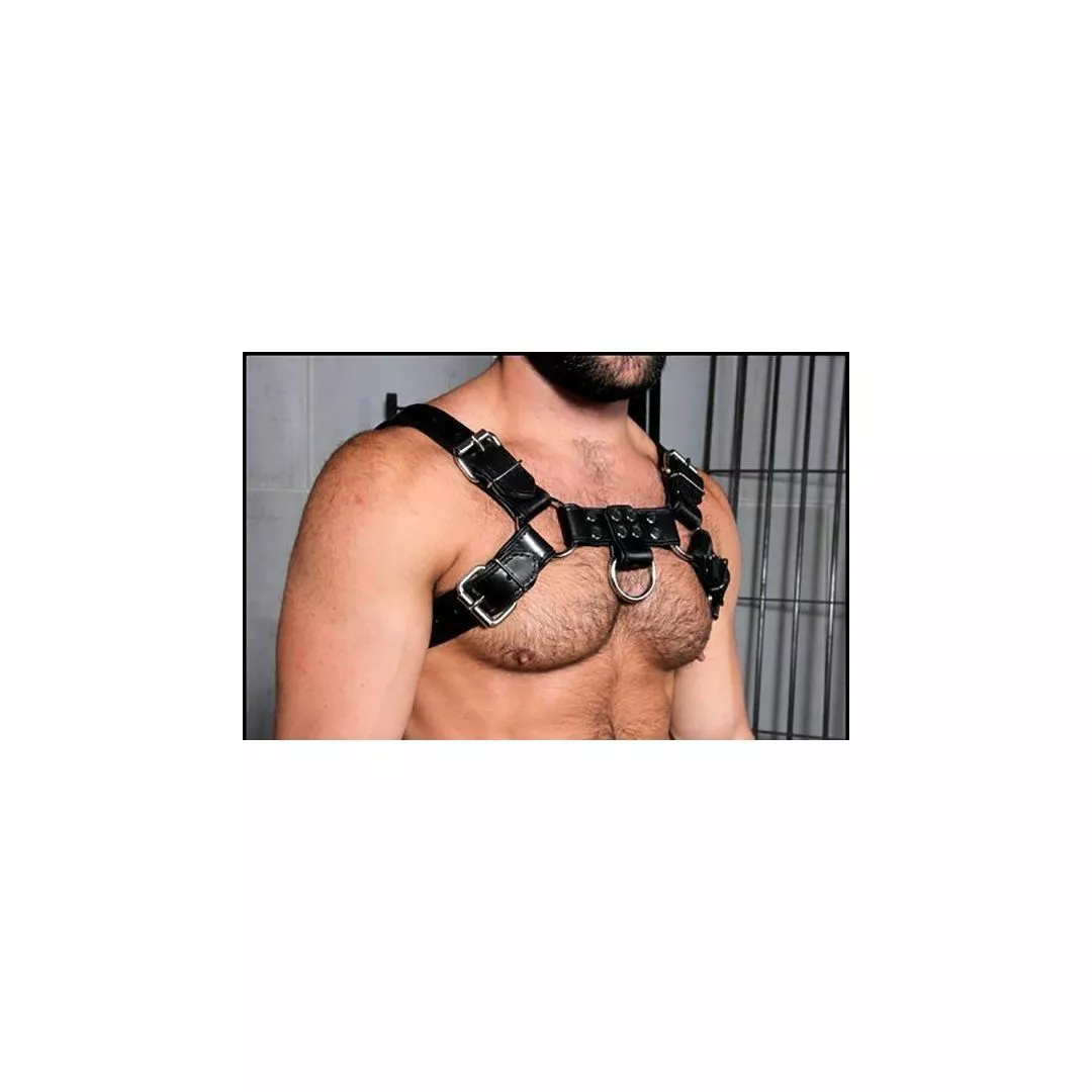 MR-S-LEATHER Harnais Bulldog 2.0 Noir 4 MR-S-LEATHER Harnais Bulldog 2.0 Noir – Image 2