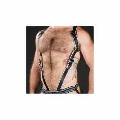 MR-S-LEATHER Harnais Hunter Blanc -Poppers et Leather Cleaners Soldes harnais hunter blanc 2