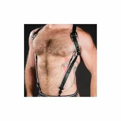 MR-S-LEATHER Harnais Hunter Blanc -Poppers et Leather Cleaners Soldes harnais hunter blanc 3