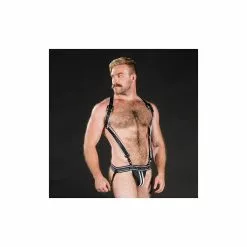 MR-S-LEATHER Harnais Hunter Blanc -Poppers et Leather Cleaners Soldes harnais hunter blanc 5