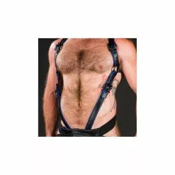 MR-S-LEATHER Harnais Hunter Bleu 11 MR-S-LEATHER Harnais Hunter Bleu -Poppers et Leather Cleaners Soldes harnais hunter bleu 4