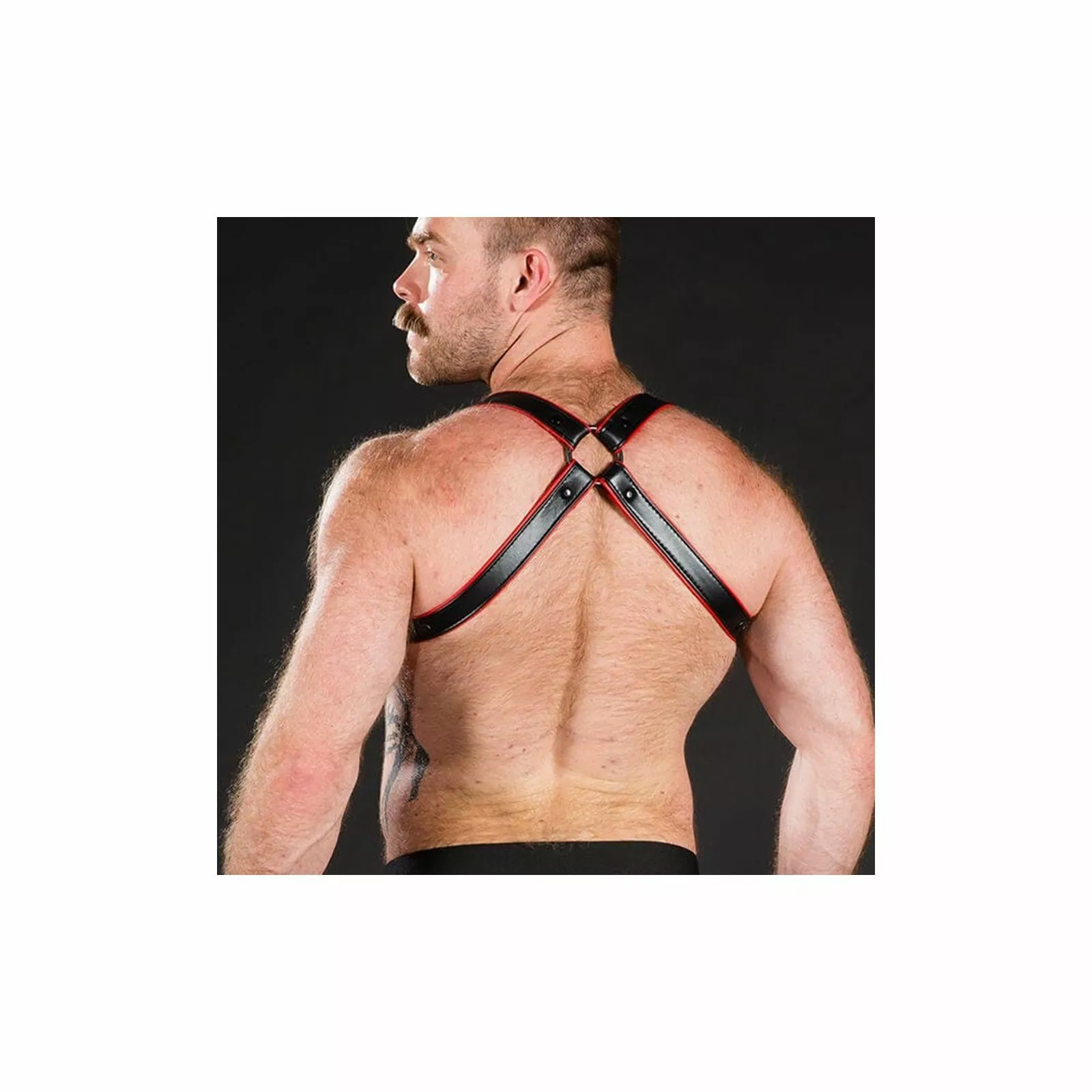 MR-S-LEATHER Harnais Hunter Rouge 8 MR-S-LEATHER Harnais Hunter Rouge – Image 6