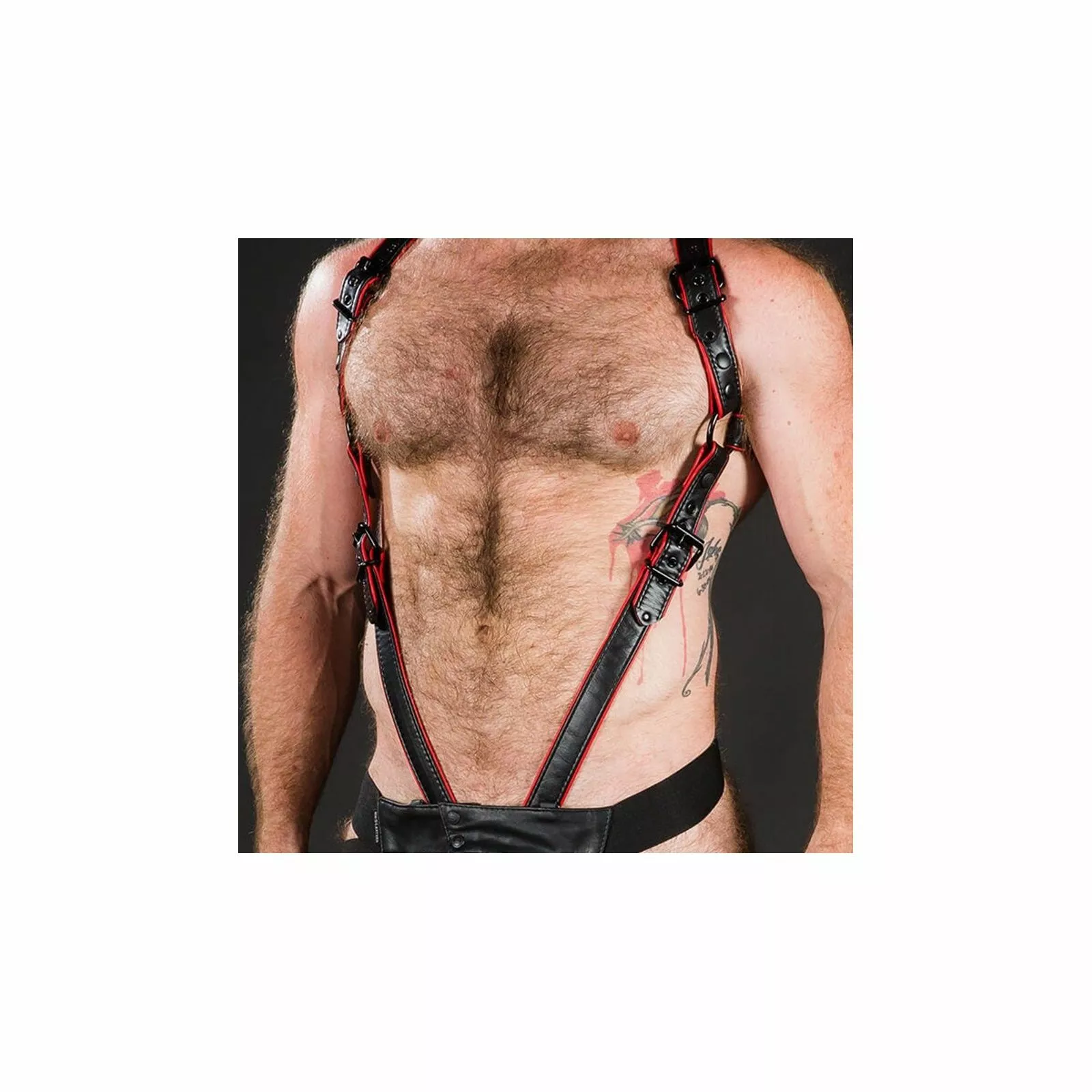MR-S-LEATHER Harnais Hunter Rouge 9 MR-S-LEATHER Harnais Hunter Rouge – Image 7