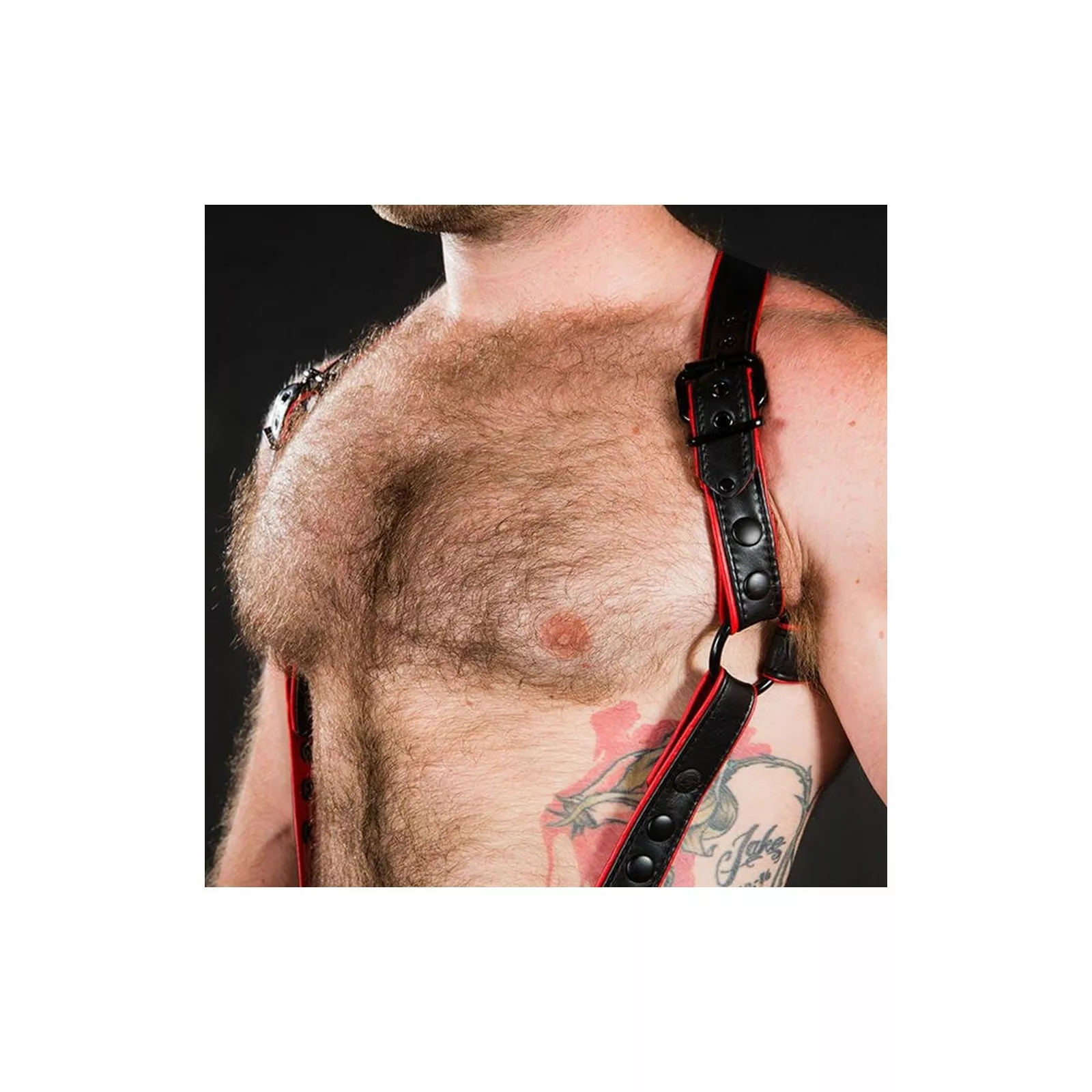 MR-S-LEATHER Harnais Hunter Rouge 11 MR-S-LEATHER Harnais Hunter Rouge – Image 9