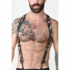 CellBlock13 Harnais Néoprène Réversible SPARTAN -Poppers et Leather Cleaners Soldes harnais neoprene reversible spartan 13