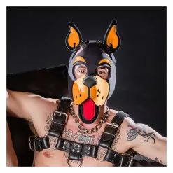 MR-S-LEATHER Head Harness NEO WOOF Blanc -Poppers et Leather Cleaners Soldes head harness neo woof blanc 19