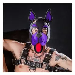 MR-S-LEATHER Head Harness NEO WOOF Blanc -Poppers et Leather Cleaners Soldes head harness neo woof blanc 22