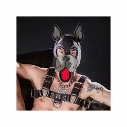 MR-S-LEATHER Head Harness NEO WOOF Blanc -Poppers et Leather Cleaners Soldes head harness neo woof blanc 32