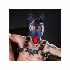 MR-S-LEATHER Head Harness NEO WOOF Blanc -Poppers et Leather Cleaners Soldes head harness neo woof blanc 34