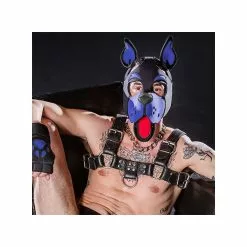 MR-S-LEATHER Head Harness NEO WOOF Blanc -Poppers et Leather Cleaners Soldes head harness neo woof blanc 35