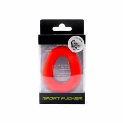 Sport Fucker Hero Liquid Silicone Ring Rouge -Poppers et Leather Cleaners Soldes hero liquid silicone ring rouge 3