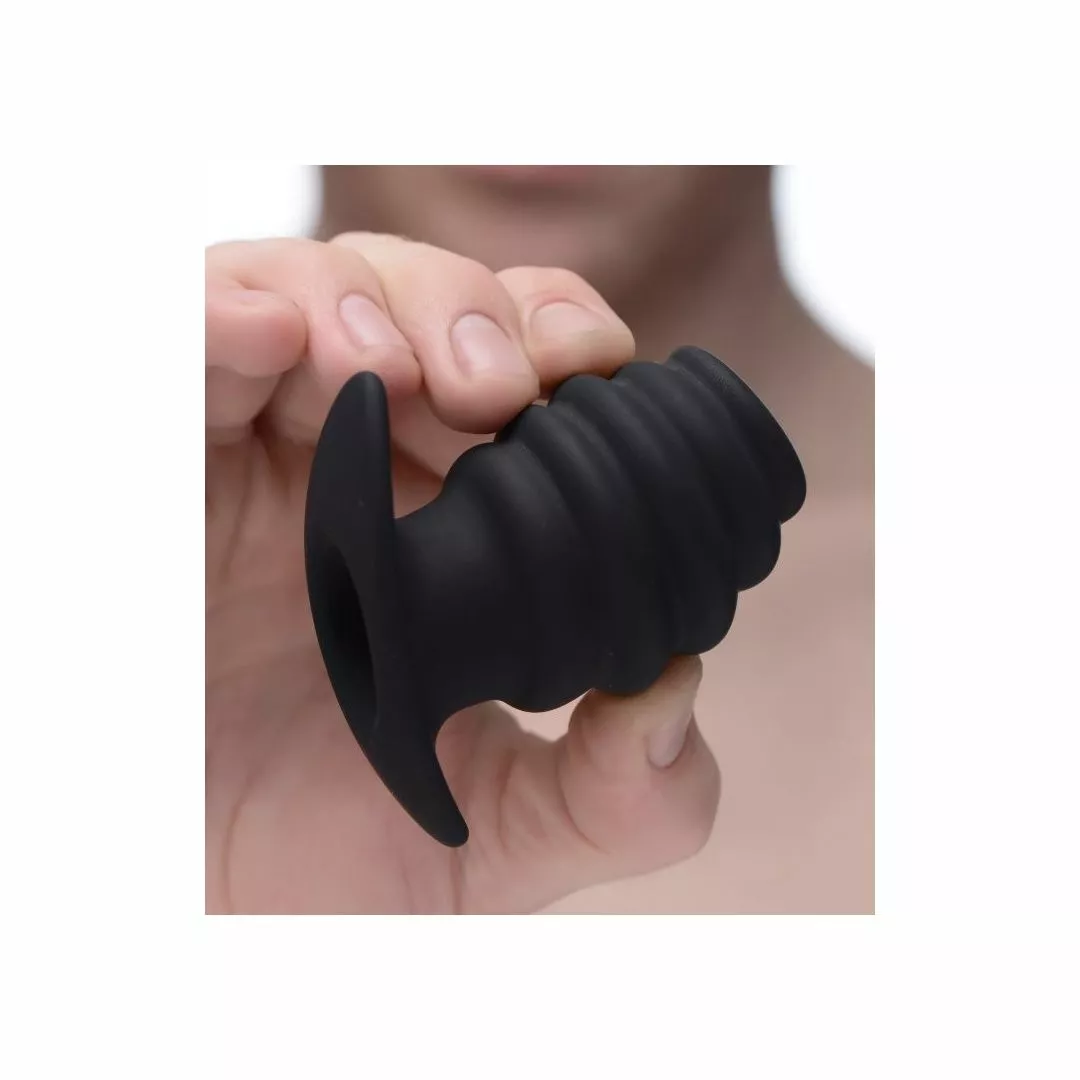 Master Series Hive Ass Tunnel Ribbed Hollow Plug 3 Tailles 3 Master Series Hive Ass Tunnel Ribbed Hollow Plug 3 Tailles